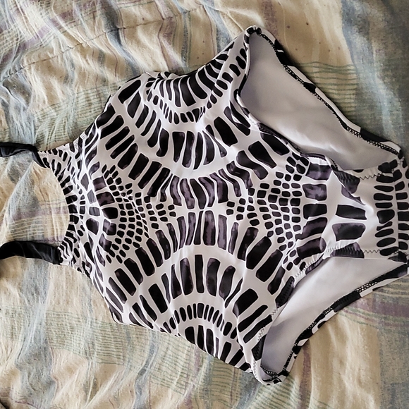 Other - Black and white bathing suit